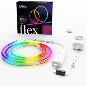 Twinkly Flex App-Controlled Flexible Light Tube RGB 16 Mil Colors 6.5' (4 Pack) - TRAPSKI