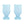 Magic Time International Saddle Pool Float, Blue with Chevron Pattern (2 Pack)