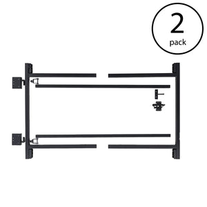 Adjust-A-Gate Steel Frame Gate Building Kit, 60"-96" Wide, 6' High (2 Pack)