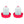 Little Giant Red Deep Base Poultry 2 GA. Waterer for Chickens & Birds (2 Pack)