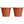 HC Companies LIA24000E35 24-Inch Indoor Plastic Round Classic Pot, Clay (2 Pack)