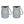 FCMP Outdoor Water Irrigation 45 Gallons Catalina Rain Barrel, Granite (2 Pack)