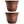 Listo SRA13001P05 13-Inch Round Plastic Sierra Planter, Rustic Redstone (2 Pack)