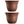 Listo SRA13001P05 13-Inch Round Plastic Sierra Planter, Rustic Redstone (2 Pack)