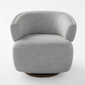 Swivel Barrel Accent Oversized Club Chair