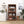 Bookcase Contemporary Closed Back Glass Doors Office Storage Cabinet