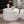 White Round Storage Table Set with Lift-Off Lid
