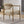 Beige PU Leather Dining Room Chair with Metal Frame