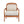 Elliston Rattan Backrest Solid Wood Accent Chair with Cushions - Set of 2