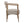 Beige PU Leather Dining Room Chair with Metal Frame