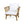 4-Pieces Acacia Wood Patio Furniture Set with Cushions