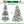 8ft Flocked Scarecrow-Shaped Christmas Tree with 470 Warm Lights