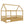 Twin Size Floor Wooden Bed with House Roof Frame