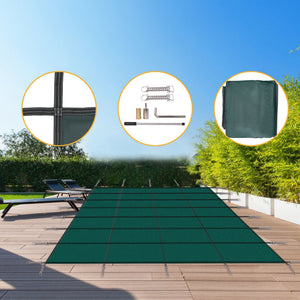 Inground Rectangle Winter Safety Pool Cover