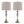 Ashland - Contemporary Table Lamp (Set of 2) - Nickel / Light Gray