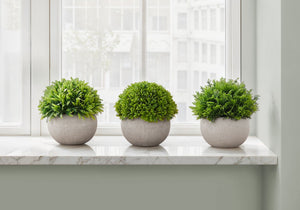 5" Tall Artificial Plant Grass - Set of 3