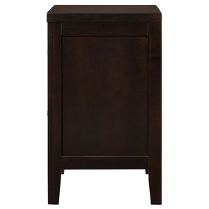 Garrett - 2 Drawer Nightstand - Cappuccino