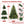 6.5ft Pre-Lit Artificial Christmas Tree with 450 Warm Lights