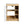 Freestanding Bathroom Vanity With Thin Rim Sink, Single Door With 4 Tier Open Shelves - Light Oak / White