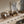 TV Stand, L Shaped Handle Entertainment Console With Storage - Natural