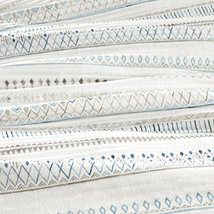 3 Piece Seersucker Quilt Set Taupe Blue King Cal King