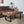 Rectangular Coffee Table With U-Shaped Legs Living Room - Multi