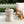 Outdoor / Indoor Lightweight Concrete Side Table with Travertine - Beige
