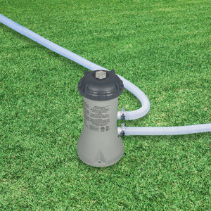 Intex 10' Swimming Pool Debris Cover & 1000 GPH Pool Cartridge Filter Pump