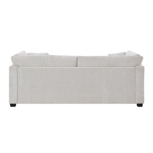 83.5" Modern Flared Arms Sofa (Beige)