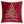 Red Velvet Holiday Pillow with Gold Embroidery