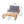 Paloma Contemporary Loveseat and Coffee Table Set with Weather Resistant Cushions