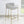 Low Back Upholstered Stool - Gray