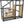 Queen Size Loft Bed & Stairs, Storage Shelves, Wardrobe - Black / Wood