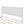 Queen Size Platform Bed With Tapered Pine Legs, No Box Spring Needed - White