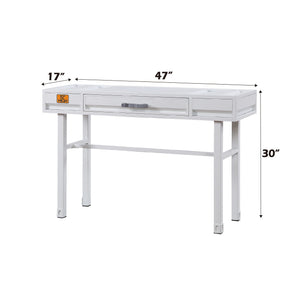 Cargo Vanity Desk With Functional Storage