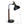 Glowlite - Table Lamp With Cone Shade - Black