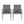 Poetic Outdoor Dining Chair With Faux Wood Arms And Aluminum Frame (Set of 2) - Gray