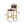 Acacia Wood Outdoor Armless Barstool - Teak Set of 2