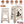 2 Pack 17.91In High Step Stool Folding Stepping Stool Lightweight Plastic Step Stool with Handle Non-slip for Kitchen Bathroom