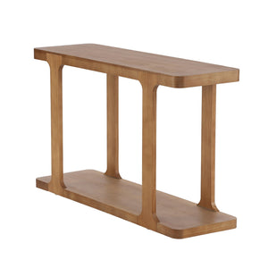 Console Table & Bottom Shelf - Walnut