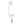 Symbol - Contemporary / Glam Floor Lamp Side Table - White Marble