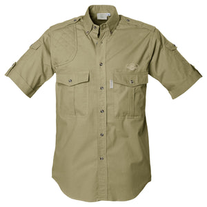 Shooter Shirt for Men with Embroidered Buffalo Logo - S/Sleeve