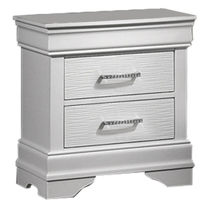 3 Piece Bedroom Set With LED Lighting, 2 Nightstands