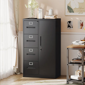 Storage Vertical Filing Cabinet With Lock