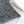 Gray Velvet Holiday Throw Pillow 20x20