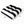 Outdoor Chair Cushions Set of 2 – Black and White Striped