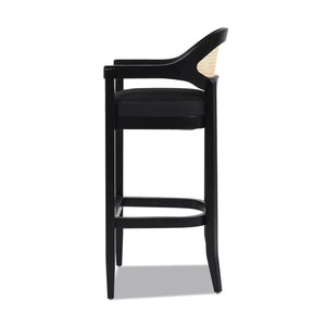 Americana - Mid-Century Modern Cane Back Counter Stool