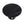 Modern Artificial Stone Round Carbon Steel Base Dining Table, Can Accommodate 6 People - Black