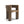 Soren Solid Reclaimed Elm Sculptural Accent Curved Dining Chair, Heritage Medium-Dark Brown