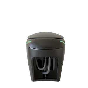 Unique Smart Toile With Built In Bidet, Auto Open / Close Seat, Foot Sensor, LED Display, Night Light, Warm Water & Dryer Ceramic